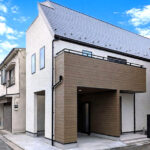 25坪の施工例:足立区西保木間の閑静な住宅に建つ木造3階建て都市型住宅。 25坪の施工例:足立区西保木間の閑静な住宅に建つ木造3階建て都市型住宅。