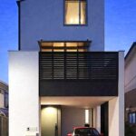 14坪の施工例:川崎市中原区に建つ、ビルトインガレージのある二世帯狭小住宅。 14坪の施工例:川崎市中原区に建つ、ビルトインガレージのある二世帯狭小住宅。