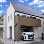 25坪の施工例:足立区西保木間の閑静な住宅に建つ木造3階建て都市型住宅。 25坪の施工例:足立区西保木間の閑静な住宅に建つ木造3階建て都市型住宅。