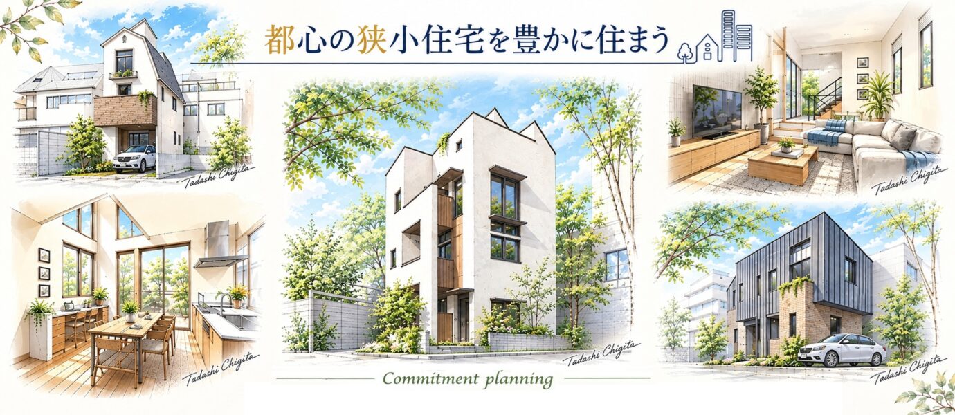 都心の狭小住宅を豊かに住まう 都心の狭小住宅を豊かに住まう